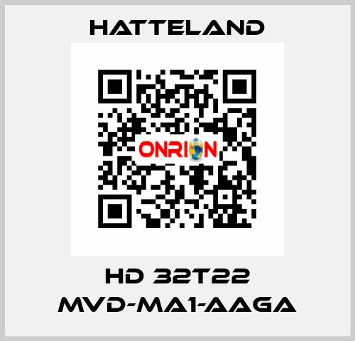 HD 32T22 MVD-MA1-AAGA HATTELAND