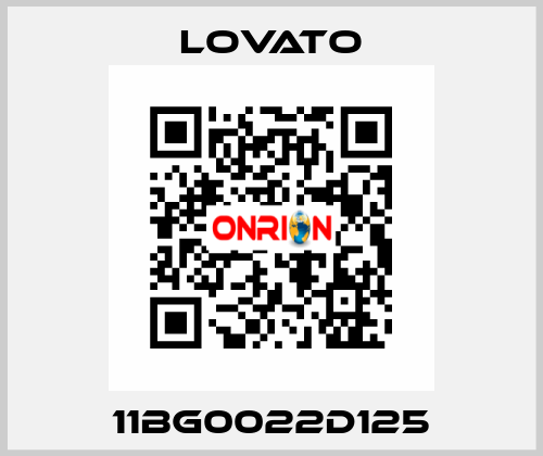 11BG0022D125 Lovato