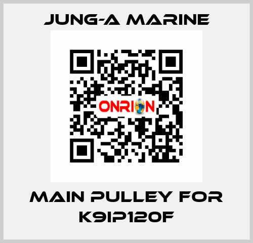 main pulley for K9IP120F JUNG-A MARINE