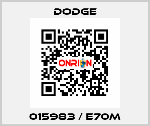 015983 / E70M Dodge