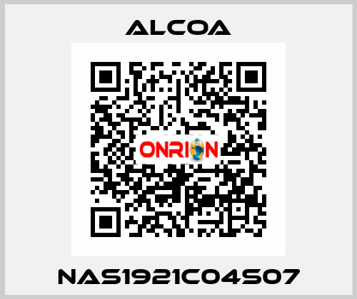NAS1921C04S07 ALCOA
