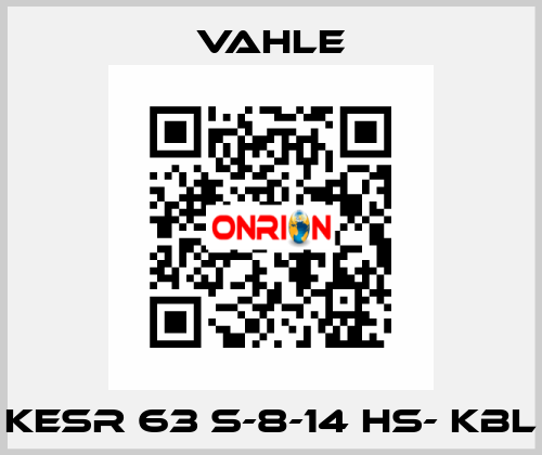 KESR 63 S-8-14 HS- KBL Vahle