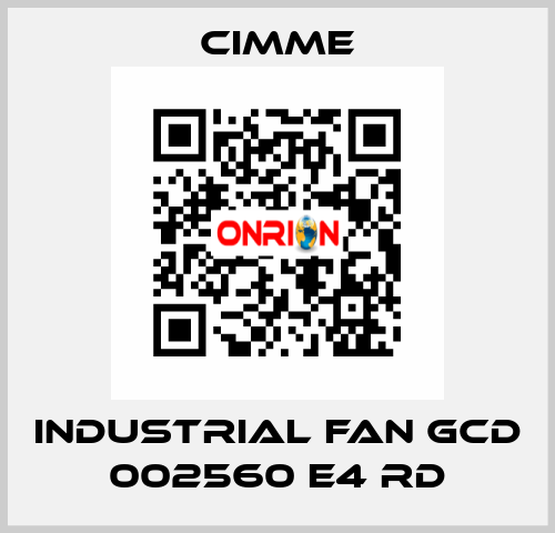 Industrial Fan GCD 002560 E4 RD Cimme