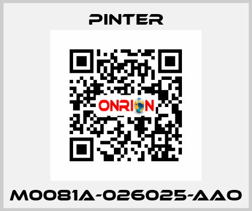 M0081A-026025-AAO Pinter