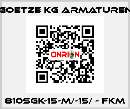 810sGK-15-m/-15/ - FKM Goetze KG Armaturen