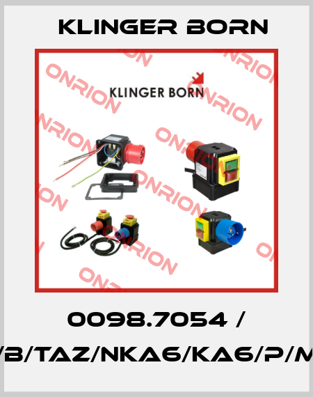 0098.7054 / K700/B/TAZ/NKA6/KA6/P/Mx,xA Klinger Born