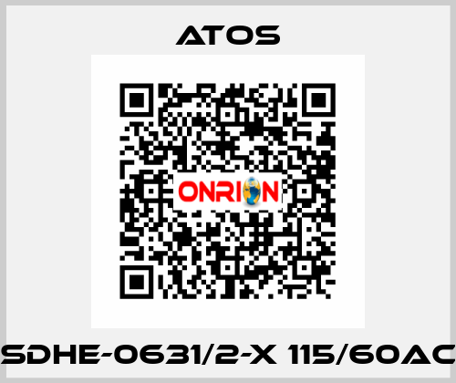 SDHE-0631/2-X 115/60AC Atos