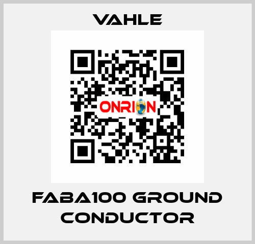 FABA100 GROUND CONDUCTOR Vahle