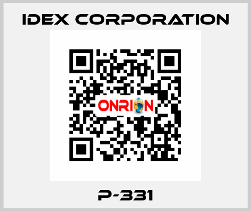 P-331 IDEX Corporation