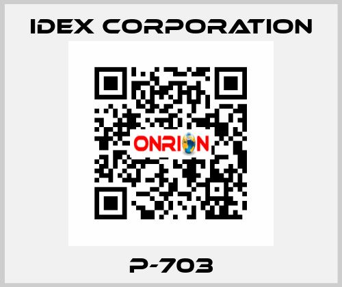 P-703 IDEX Corporation