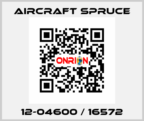 12-04600 / 16572 Aircraft Spruce