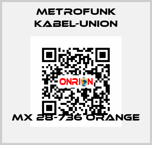 MX 28-736 orange METROFUNK KABEL-UNION