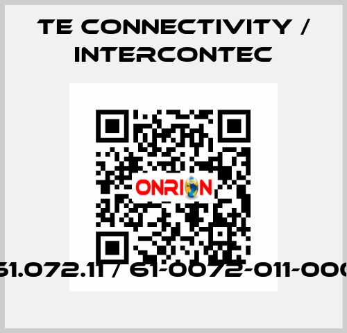 61.072.11 / 61-0072-011-000 TE Connectivity / Intercontec