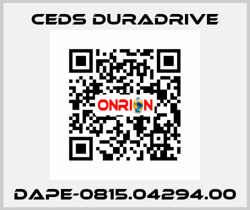 DAPE-0815.04294.00 Ceds Duradrive