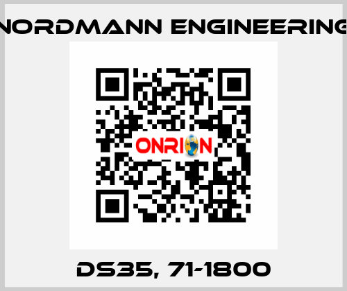 DS35, 71-1800 NORDMANN ENGINEERING