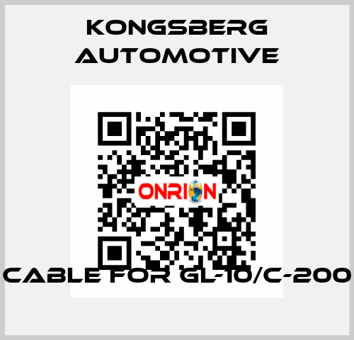 cable for GL-10/C-200 Kongsberg Automotive