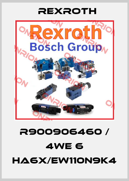 R900906460 / 4WE 6 HA6X/EW110N9K4 Rexroth