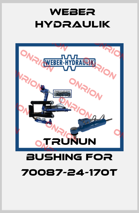 TRUNUN BUSHING for 70087-24-170t Weber Hydraulik