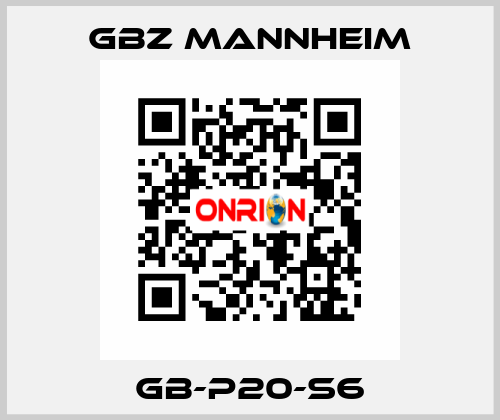 GB-P20-S6 GBZ MANNHEIM