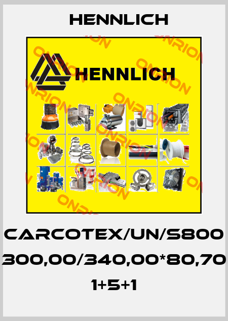 CARCOTEX/UN/S800 300,00/340,00*80,70 1+5+1 Hennlich