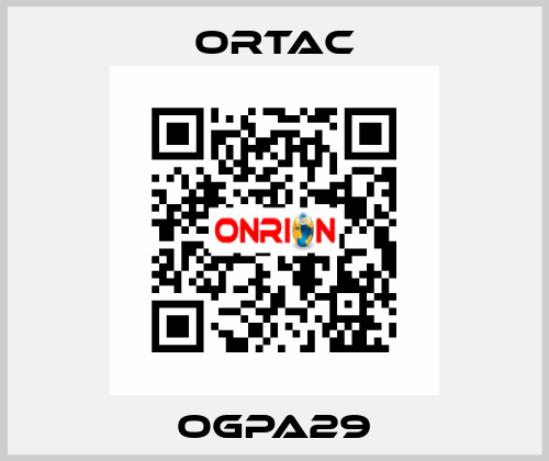 OGPA29 Ortac