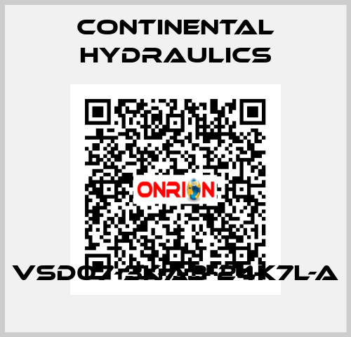 VSD07-3K-A3-24K7L-A Continental Hydraulics