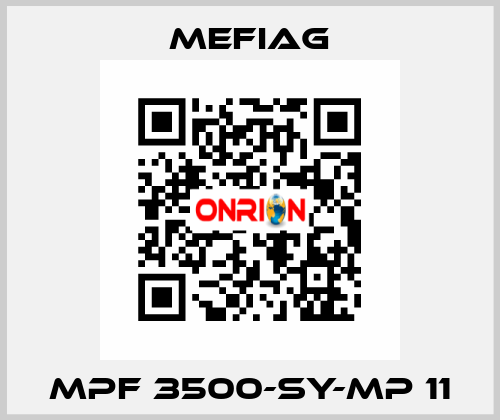 MPF 3500-SY-MP 11 Mefiag