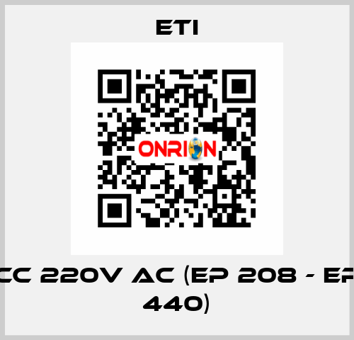 CC 220V AC (EP 208 - EP 440) Eti