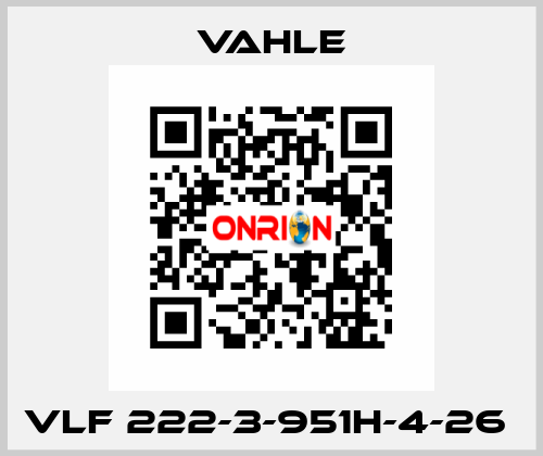 VLF 222-3-951H-4-26  Vahle