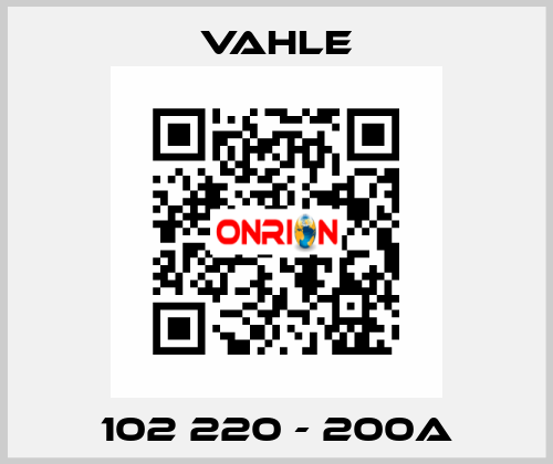 102 220 - 200A Vahle