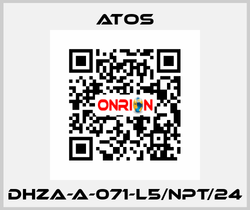 DHZA-A-071-L5/NPT/24 Atos