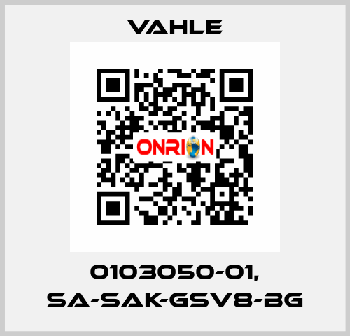 0103050-01, SA-SAK-GSV8-BG Vahle