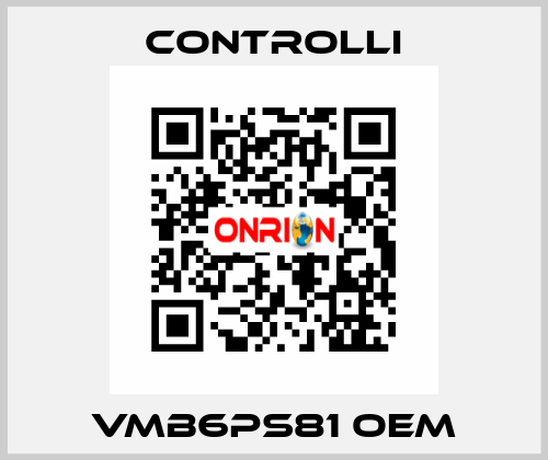 VMB6PS81 OEM Controlli