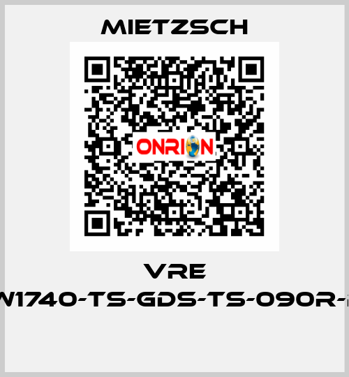 VRE 500/731W1740-TS-GDS-TS-090R-PPs/CFK  Mietzsch