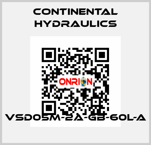 VSD05M-2A-GB-60L-A Continental Hydraulics