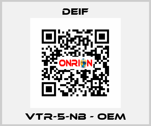 VTR-5-NB - OEM Deif