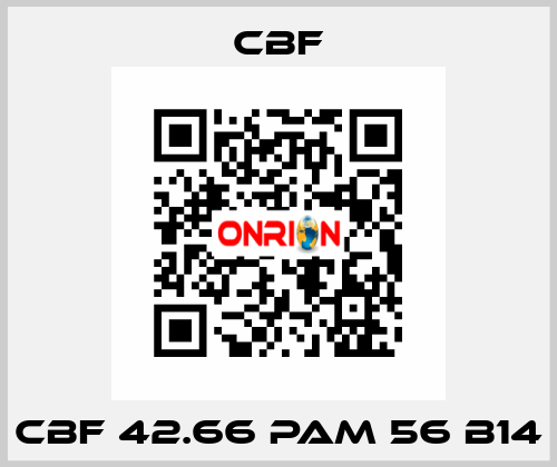 CBF 42.66 PAM 56 B14 CBF