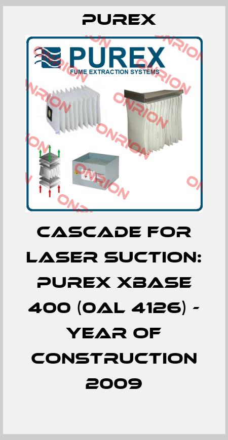 Cascade for laser suction: Purex Xbase 400 (0AL 4126) - year of construction 2009 Purex