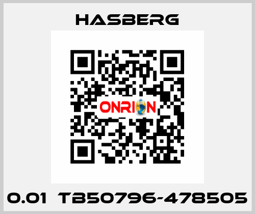 0.01	TB50796-478505 Hasberg