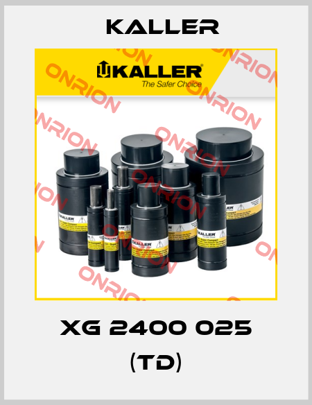 XG 2400 025 (TD) Kaller