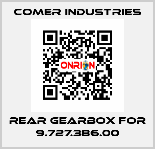 rear gearbox for 9.727.386.00 Comer Industries