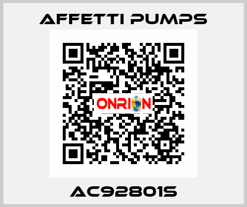 AC92801S Affetti pumps
