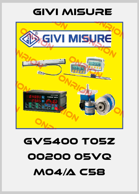 GVS400 T05Z 00200 05VQ M04/A C58 Givi Misure