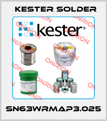 SN63WRMAP3.025 Kester Solder