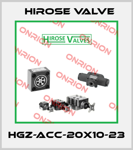 HGZ-ACC-20X10-23 Hirose Valve