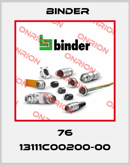 76 13111C00200-00 Binder