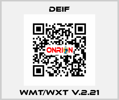 WMT/WXT v.2.21 Deif