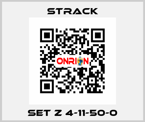 set Z 4-11-50-0 Strack