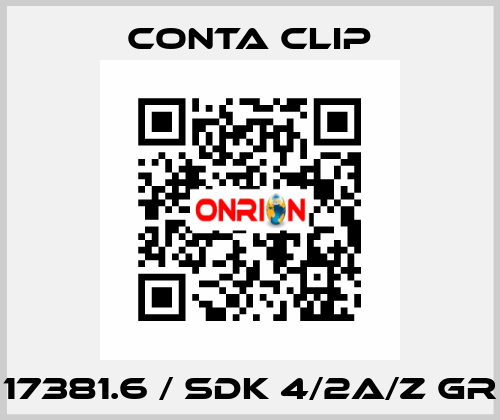 17381.6 / SDK 4/2A/Z GR Conta Clip