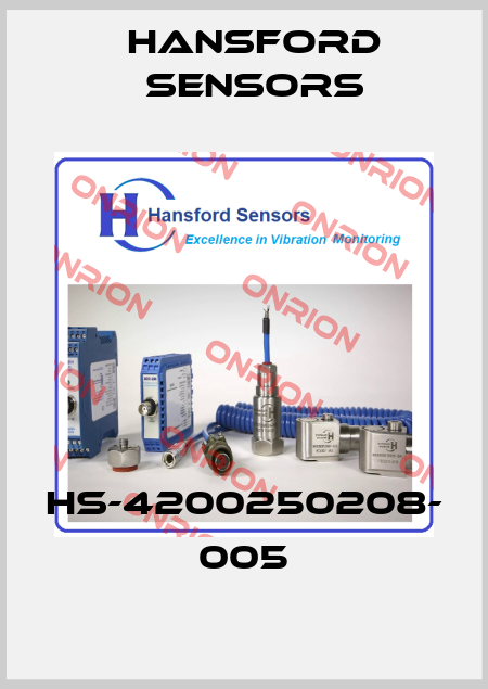 HS-4200250208- 005 Hansford Sensors